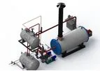 EPCB - Horizontal Oil/Gas Fired Thermal Oil Boiler System