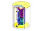 Hot Water Tank With Corrugated Stainless Steel Pipe Heat Exchangers