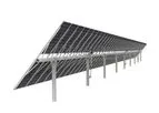 Kseng - Model KST-2PM - Multi drive Double Portrait Horizontal Single Axis Solar Tracking System