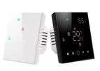 Beris - Model BT02-WF-HT - Touchscreen Wifi Home Thermostat for Electric Cable/Water/ Boiler Heating