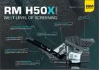 RM - Model H50X Hybrid - Up to 50% fuel savings thanks to RM hybrid technology