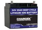 CHARGEX - Model CX2420 - 24-LIB-20 - 24V 20AH Lithium Ion Battery