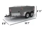 Model ADT750UB - UItility Box Trailers