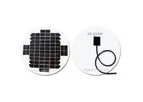 China Solar Ltd - Model 12W - Round Solar Panel
