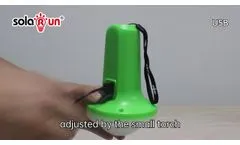 Solar Run WeLite (SR12) Series Solar Lantern/ Solar Home System with Remote Control for Home/Camping - Video