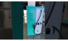 CE DC fast Ev charging point - Video