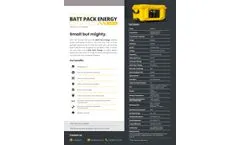 HPS Batt Pack Energy - Spec Sheet Digital