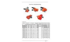 Eburn - Model M Series - Sliding/Modulating Gas Burner - Brochure