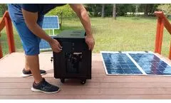 Made In The Usa Solar Generator | Grid Eraser - Video
