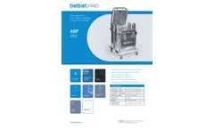 Bebat PRO - Model ASP 260 - Container for Li-Ion Battery Collection, Transport and Storage - Brochure