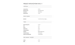 Caterpillar - Model C1.1 - Highly Regulated Industrial Diesel Engines Brochure