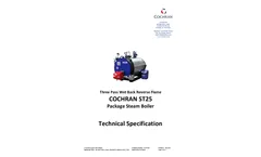 Cochran - Model ST25 - Steam Boiler - Technical Specifications