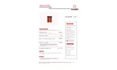 Fanso ER18505M 3.6V Spiral Primary Lithium Battery 3.5Ah - Data Sheet
