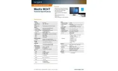 Tangent - Model Medix M24T - Medical Grade Computer - SpecSheet