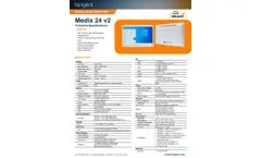 Tangent - Model Medix 24v2 - 24 Inch Medical Grade Computer - Datasheet