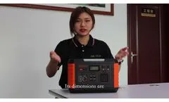 QH Power X Series 500w Solar Generator Instructions - Video