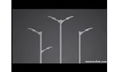 NCT lighting Conilux LED street light - Video