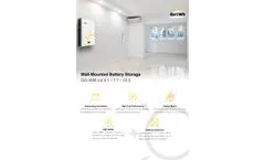 GoKWh - Model GO-WM-LV 7.7 - 51.2V 150Ah 7.7kWh Wall-Mounted Battery Storage System - Brochure