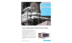 Thermo-T High Temperature Shell and Tube Heat Exchanger - Product Sheet