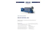 Bergen - Model B36:45V - Medium Speed Generating Set Datasheet