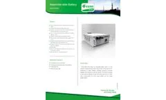 Shoto - Model SDA10-4850 - Lithium Iron Phosphate Battery System - Brochure