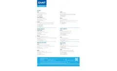 Typical Solutions for Commercial & Industrial PV Storage & Charging - Data Sheet