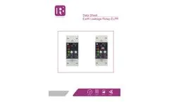 Earth Leakage Protection Relay - RISH ELPR - Datasheet