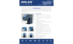 Solar-Light - Model LS1000-4S-UV - 4" (10 cm) Square Beam 1000W UV Solar Simulator  - Brochure