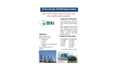 Model Gasboard-3100 - Online Infrared Syngas Analyzer - Datasheet