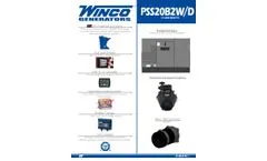 Winco - Model PSS20B2W/D - Gaseous Standby Generator -Brochure