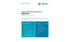 Glycerin Fact Sheet