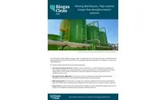 Moving Bed Reactor: High Volume Biogas Flow Desulphurisation Solution - Brochure