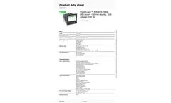 PowerLogic - Model ION9000 - Meter, DIN Mount, 192 mm Display, B2B Adapter, HW Kit - Datasheet