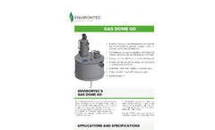 Bilgeri EnvironTec -Model GD - Gas Dome- Brochure