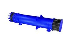 Graphite shell and tube heat exchanger assembly - Video