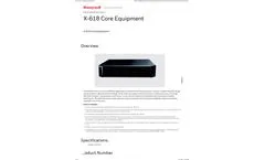 Notifier - Model X-618 - Digital Public /Fire Broadcast Systems -Brochure