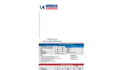 Horus Energia  - Model 44 kWe to 2145 kWe - Gas Generator Sets -  Brochure