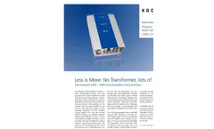 Powador - 3200 - On-Grid Transformerless String Inverters Datasheet