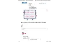 Denios - Model 261770W - Lithium-Ion Battery Transport Box - Brochure