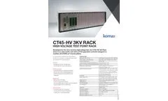 Komax - Model CT45-HV 3kV - High Voltage Testing Rack Device - Brochure