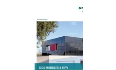 Model CIGS - BIPV Thin-Film Solar Modules Brochure
