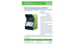 Visio Cable - Model VCPLab - Cable Measuring Device Brochure