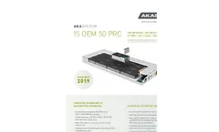 Akasol - Model 15 OEM 50 PRC - Lithium Ion Battery Systems Brochure