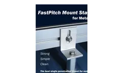 GENMOUNTS FASTPITCH STANDOFF MOUNT FOR METAL ROOF- Brochure