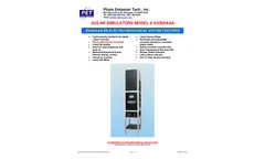 PET - Model SS300AAA - Solar Simulators - TechSpec