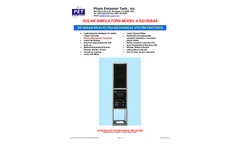 Solar Simulator Model SS150AAA-TP & SS150AAA-EM - TechSpec