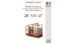  Model ZE 100 LT - Energy Production Modules Brochure