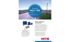 Matrix - Model One - Single Phase Harmonic Filters - Brochure