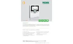 Resol - Model DeltaSol A/AX/AX HE - Solar Controller - Brochure