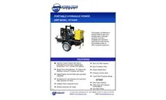 Hydra-Tech - Model HT74DVP - Portable Hydraulic Power Unit - Brochure